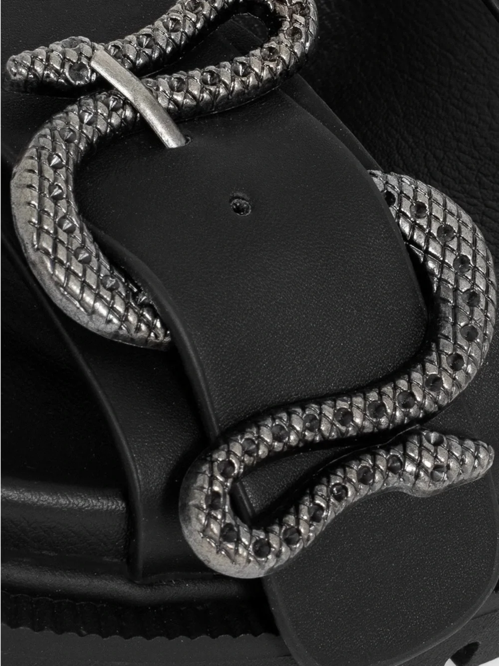 Mamba Snake Buckle Sandals - see size information, they run big. - Picture 6 of 10